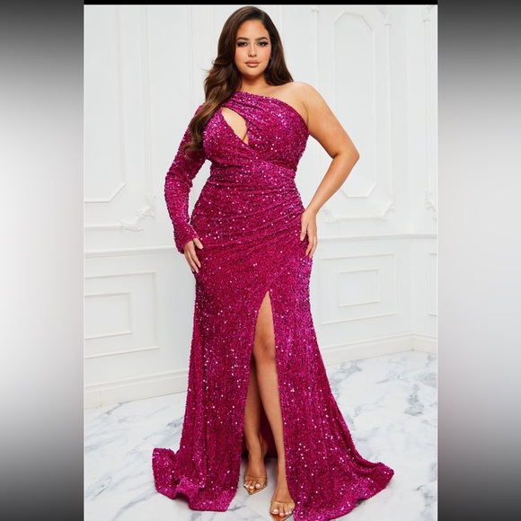 Sparkly Dress Outfit Fashion Nova Dresses Gems Sequin Maxi Dress Fashion  Nova Brand New Poshmark